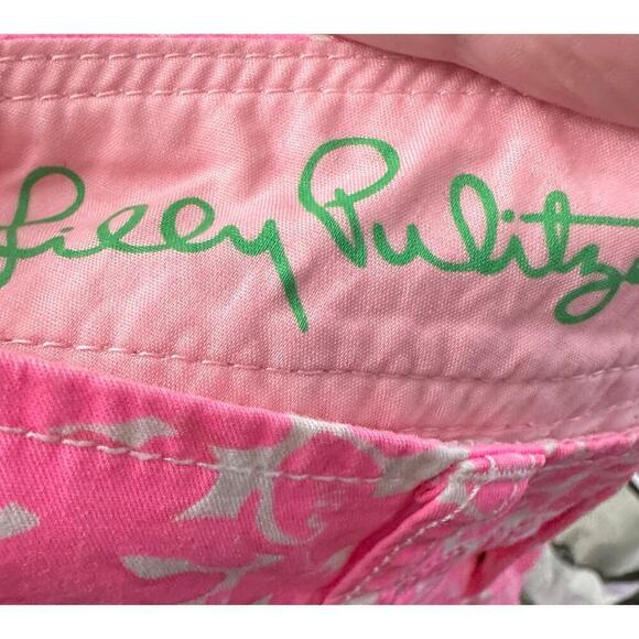 LILLY PULITZER Callahan Shorts Cosmo Pink Party Favors Sz 00 - Picture 4 of 5